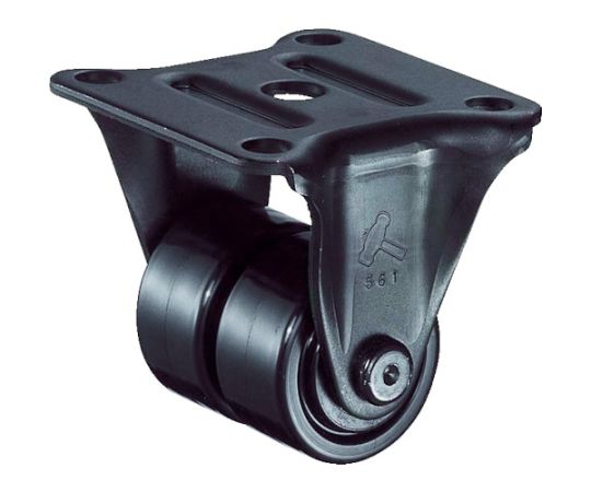 低床式中荷重用固定双輪ナイロンB車50mm