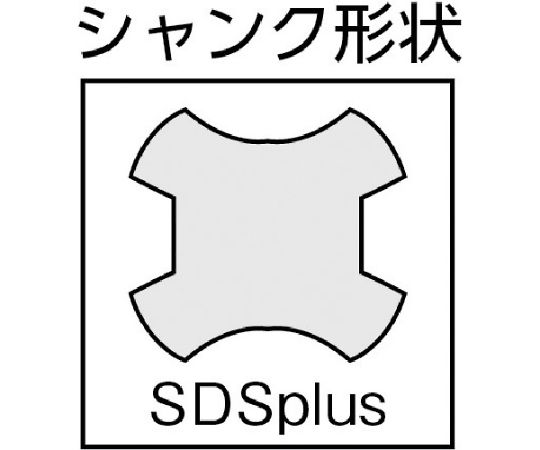 取扱を終了した商品です］空洞貫通用木工ドリル 18.0×400mm SDSplus