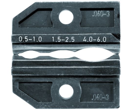 現在受注を停止している商品です］圧着ダイス 624-060-3 絶縁端子0.5