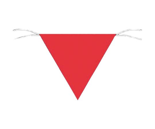 三角旗標識　赤無地