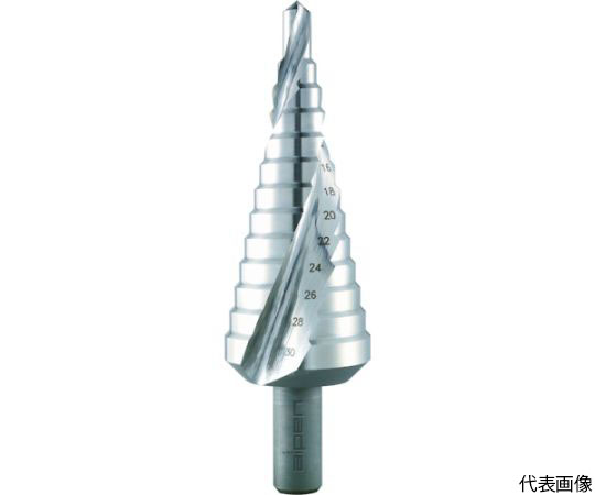 2枚刃スパイラルステップドリル　20mm　コバルトハイス