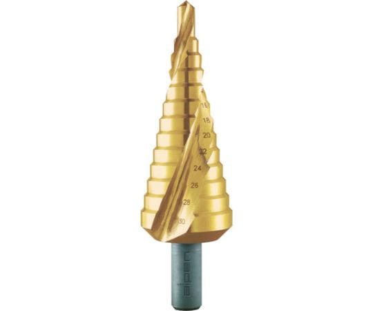 2枚刃スパイラルステップドリル　30mm　チタン