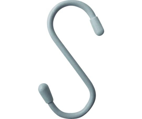 塩ビ被覆線Sフック　白　75mm（4個入り）