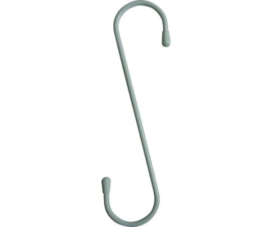 塩ビ被覆線Sフック　白　200mm　（1個入）