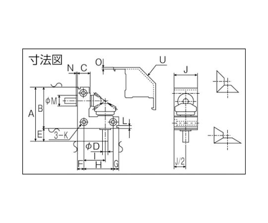 61-8733-91 ベベルギヤセット B-SET 歯数比1：2 BE55L-002 【AXEL