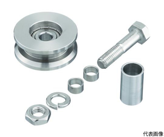 ステンレス製重量戸車用車輪 車径Φ70