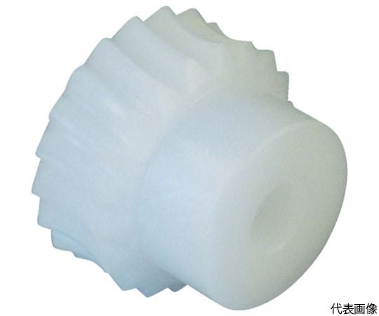 ウォームホイール モジュール1.0 ポリアセタール（白）ブッシュなし　歯数比1：80