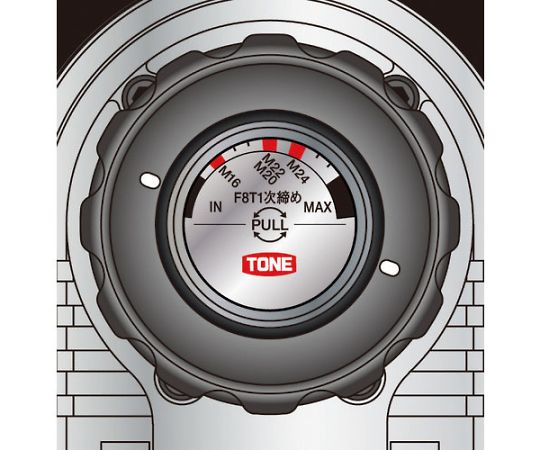 61-8781-94 シャーレンチ 1次締専用レンチ 建方1番 六角ボルト用 電源