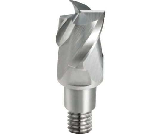 3枚刃アルミ加工用 超硬スクエアヘッド12mm （ノンコート品） ET2020