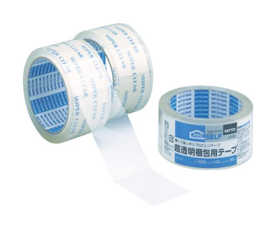 61-8796-18 超透明梱包テープ J6120