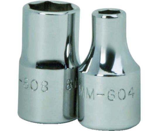 1/4ドライブ　ショートソケット　6角　4mm