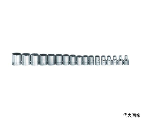 3/8ドライブ　ソケットセット　12角　12個