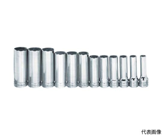 3/8ドライブ　ディープソケットセット　6角　19個