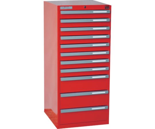 ライゼットキャビネット 間口473×奥行485×高さ1061mm（レッド）最大積載量330kg