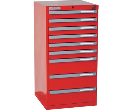 ライゼットキャビネット 間口473×奥行485×高さ921mm（レッド）最大積載量270kg