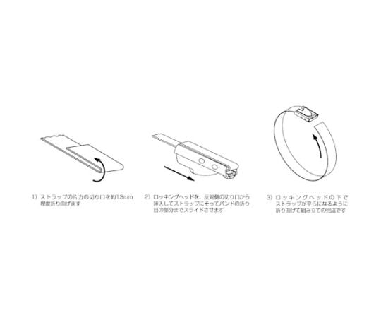 MLTタイプ　フルコーティング長尺ステンレススチールバンド　SUS316　幅12.7mm　長さ25.1m　MBCEH-QR316