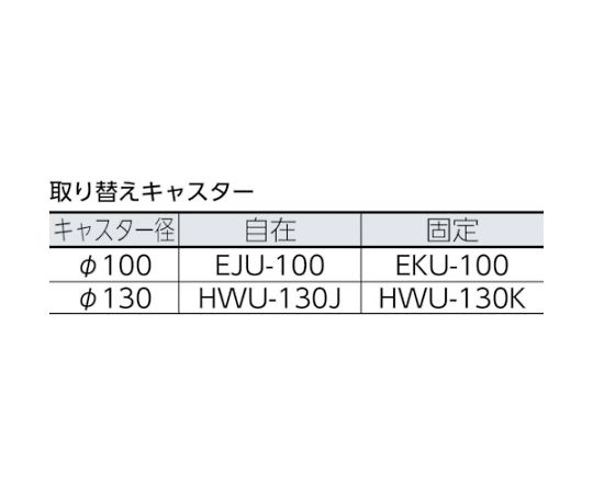 ＴＲＵＳＣＯ ＭＫＰ樹脂製台車 折畳式 ７１６Ｘ４３６ ウレタン