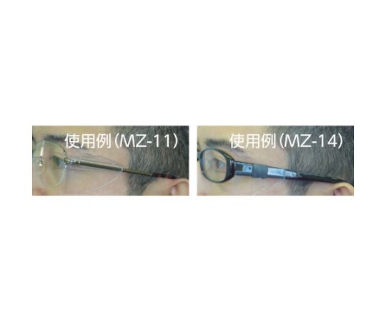61-8825-19 メタルフレーム保護メガネ用サイドシールド MZ-14
