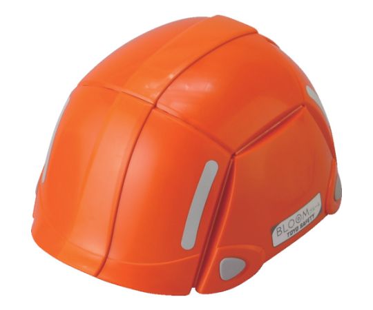 防災用折りたたみヘルメット BLOOM オレンジ NO100-OR