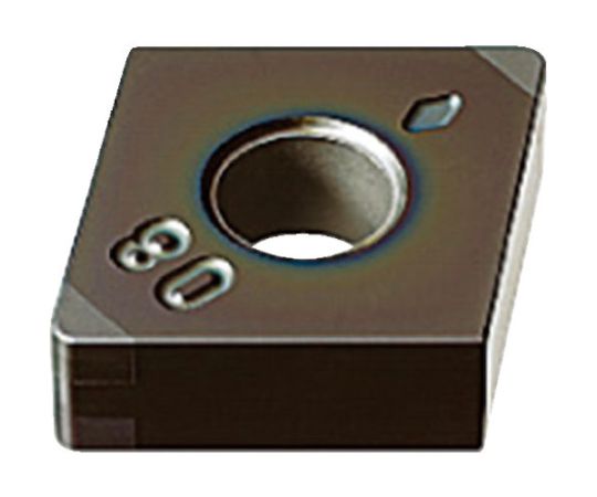 旋削高硬度鋼断続切削用 4コーナインサート コーティングCBN BC8110