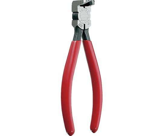 プラスチック用ニッパー　90度タイプ（刃先形状フラット）　140