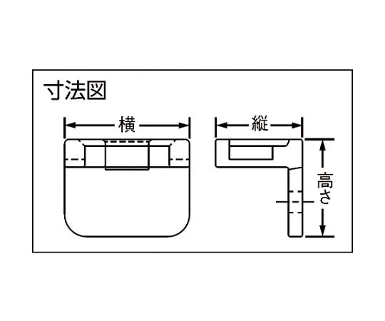 L字型ケーブル固定具 M3ネジ （500個入）　RAMH-S6-D