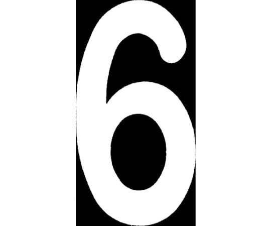 ロードマーキング　ナンバーS　6