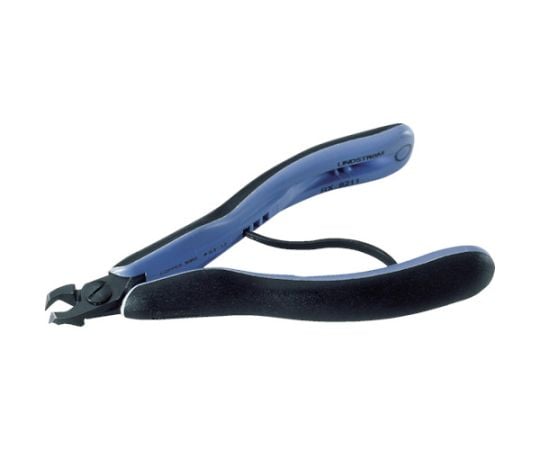 電子斜めニッパー　銅線切断Φ0.2～1.2　フラッシュ刃