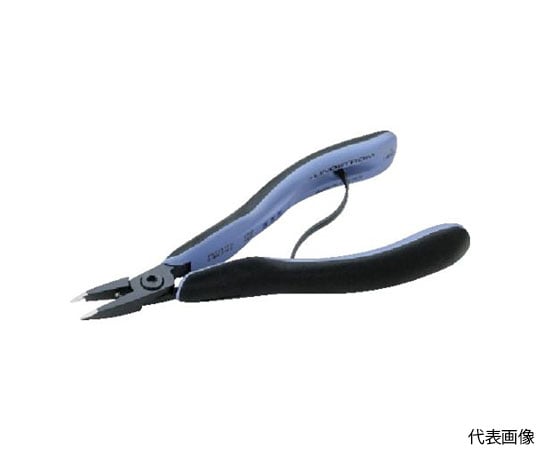 電子斜めニッパー　銅線切断Φ0.1～0.65　全長144.0
