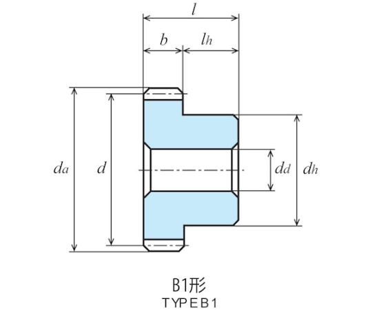 61-8845-74 S45C平歯車 S1S 50B*1015 モジュール1.0 圧力角20度（並歯