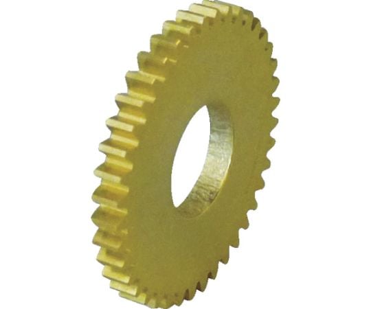 S45C平歯車　モジュール0.5　圧力角20度（並歯）　黄銅　A1形　歯数：40