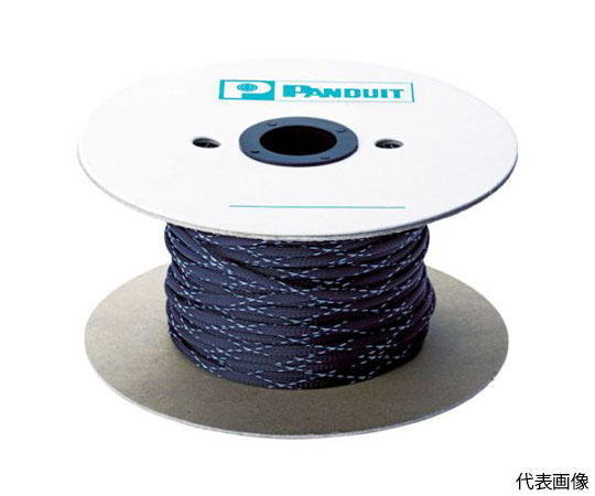 ネットチュ-ブ 難燃性タイプ 黒 最大束線外径φ31.8×長さ30.48m