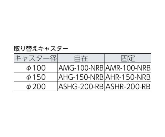 鋼鉄製運搬車 900X600 Φ150エアキャスター Lストッパー付　SH-2NACSS