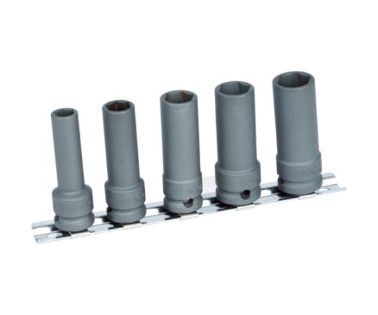 インパクト用ロングソケット5個組セット　差込角9.5mm