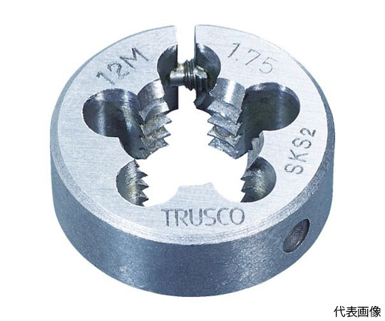 丸ダイス　38径　M4X0.7　（SKS）