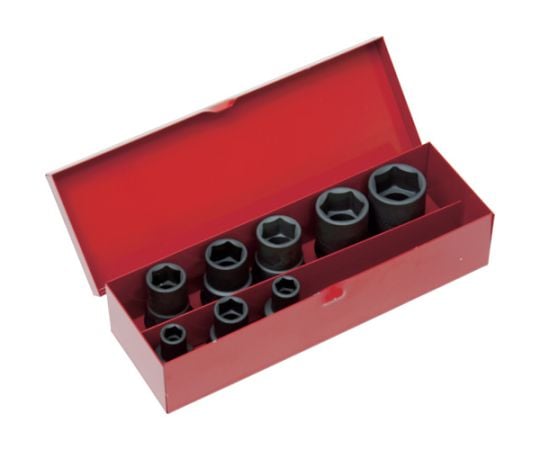 インパクト用ソケット8個組セット　差込角9.5mm