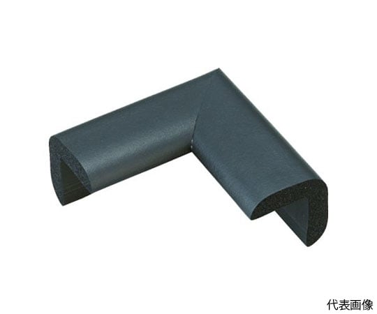 安心クッション　コーナー用　油面接着　大　1個入　ライトグレー