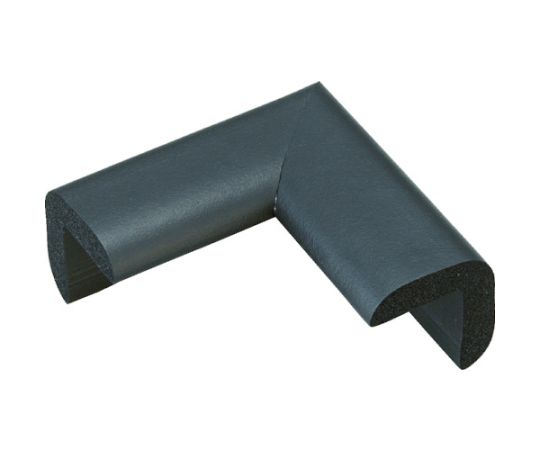 安心クッション　コーナー用　油面接着　大　1個入　ブラック