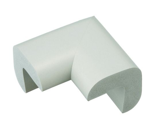 安心クッション　コーナー用　油面接着　細　1個入　ライトグレー