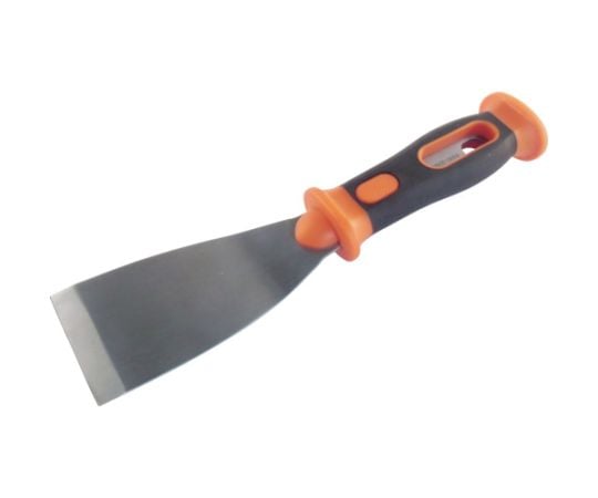 ステンレスハンマーへらTPR樹脂柄　曲がり50mm