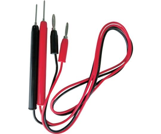 テスターリード　100cm　テスターピン大⇔バナナプラグ　（2本入）