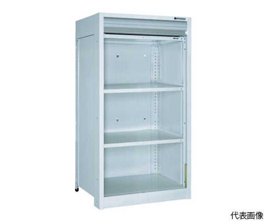 軽中量棚150型　シャッター付棚900×300×H1200　4段