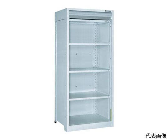 軽中量棚150型　シャッター付棚900×450×H1800　5段