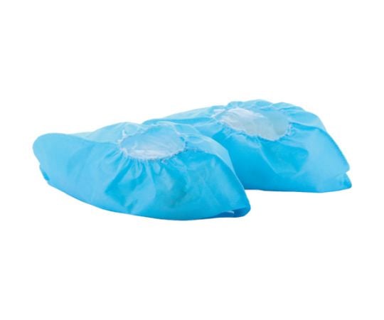 不織布シューズカバー（5足入）22.0cm～25.5cm ブルー