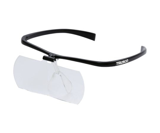 双眼メガネルーペ1.6/2/2.3倍セット　フレーム黒