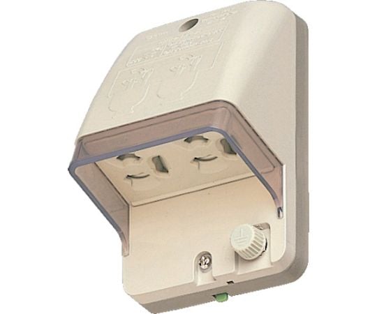 フル接地防水ダブルコンセント