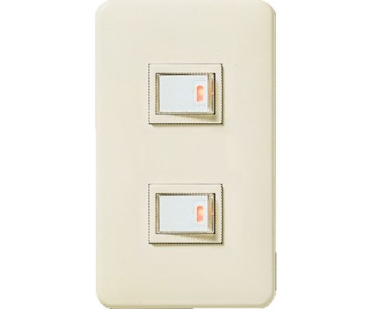 フルカラー埋込ほたるダブルスイッチB