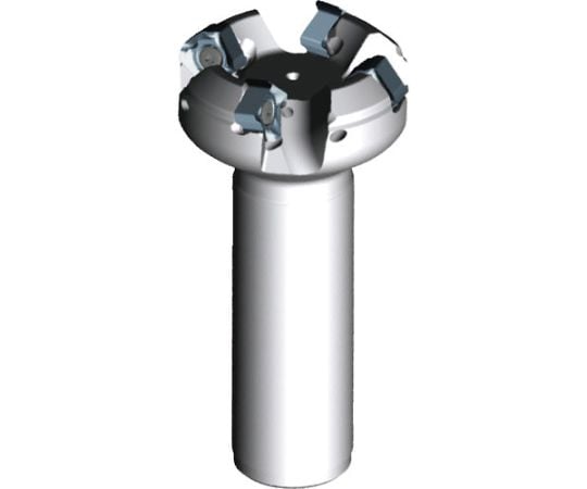 WSX445形 低抵抗両面インサート式汎用正面削り用 シャンクタイプエンドミル 右勝手