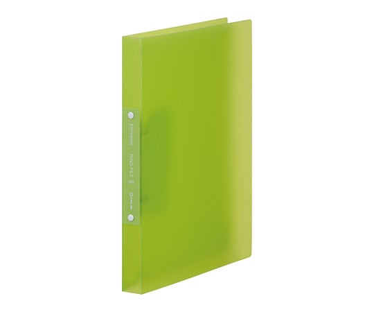 シンプリーズ リングファイル 透明 (適正収納枚数140枚) 黄緑