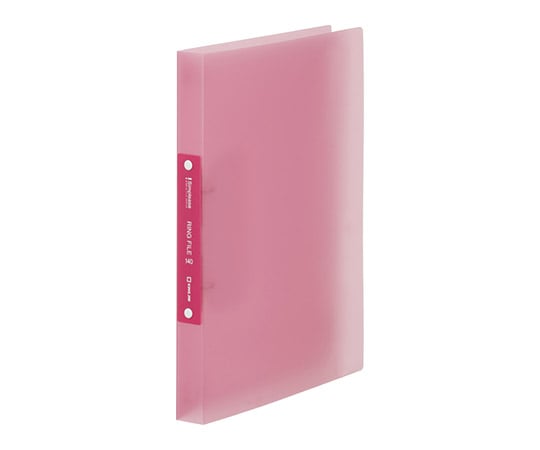 シンプリーズ リングファイル 透明 (適正収納枚数140枚) ピンク